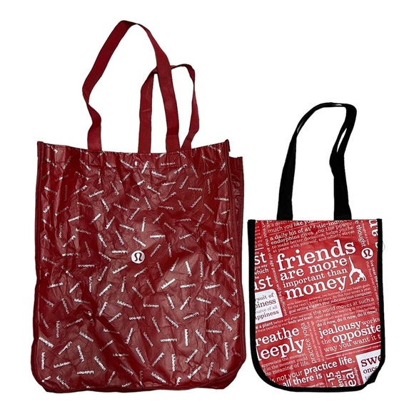 Pair of Lululemon Bags Reusable Totes - Picture 1 of 6